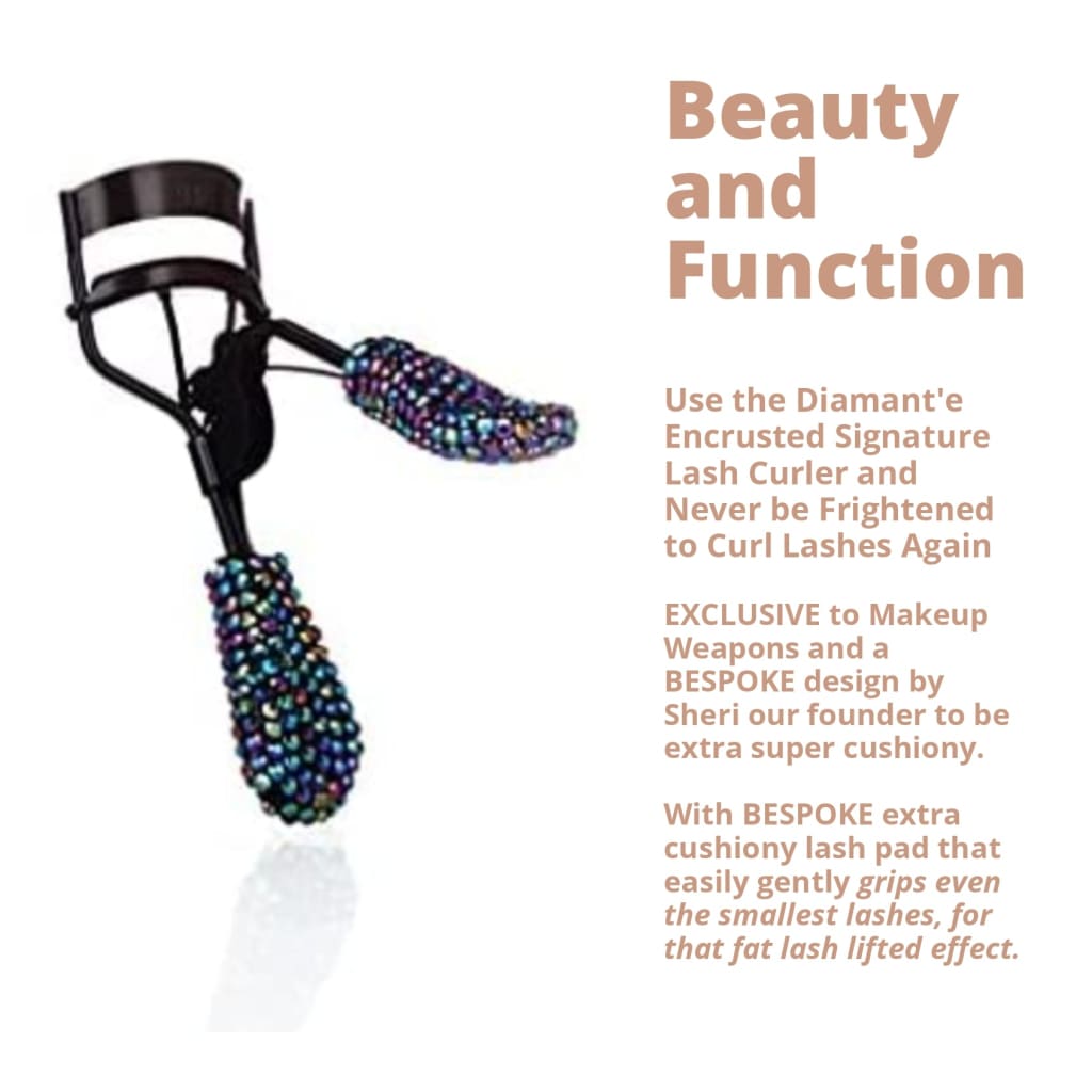 Diamontee-Encrusted Signature Lash Curler by Makeup Weapons